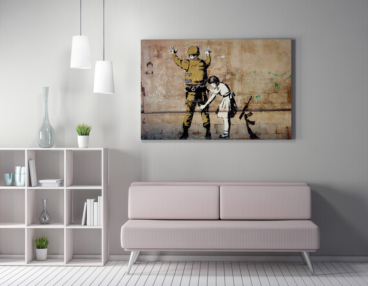 Tablou decorativ, WY14 (50 x 70), Canvas imprimat, Multicolor - imagine 6